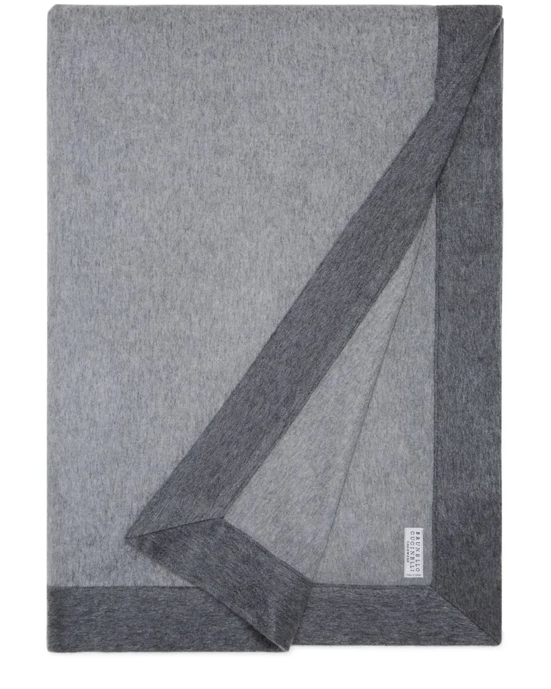 Decke aus Kaschmir 200cm x 150cm - Grau