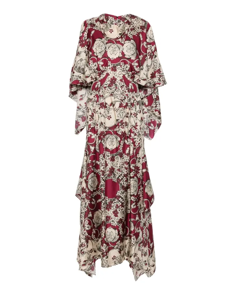 Antonio Marras Kleid mit Blumen-Print - Rot Rot