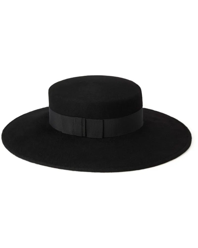 Nina Ricci Hut aus Wollfilz - Schwarz Schwarz
