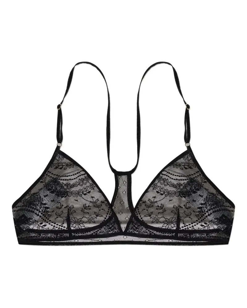 Tom Ford Triangel-BH mit Spitzeneinsatz - Schwarz Schwarz