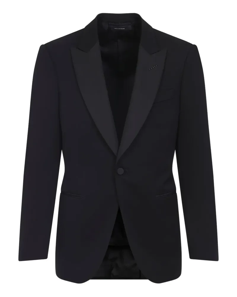 Tom Ford shawl-lapel single-button jacket - Schwarz Schwarz