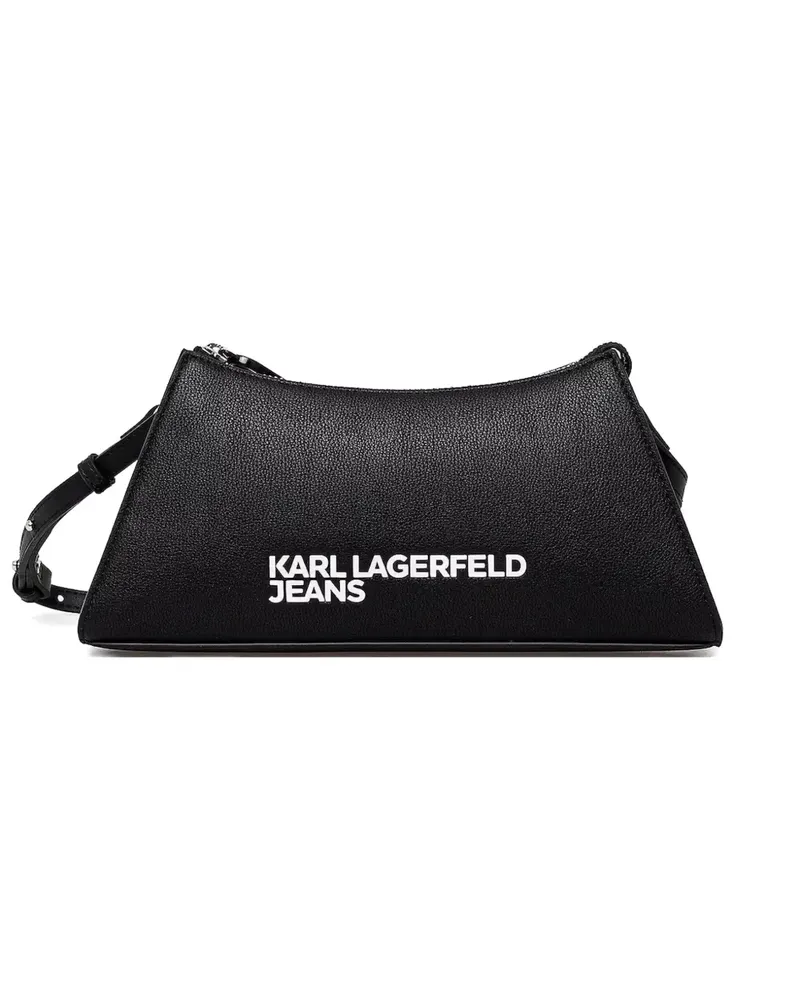 Karl Lagerfeld Dreieckige Umhängetasche - Schwarz Schwarz