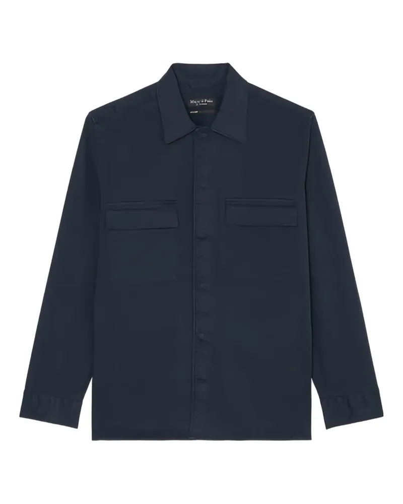 Marc O'Polo Hemd im Utility-Look - Blau Blau