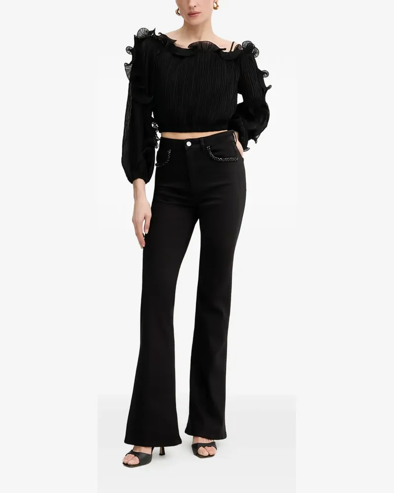 Guess Belle flared jeans - Schwarz Schwarz