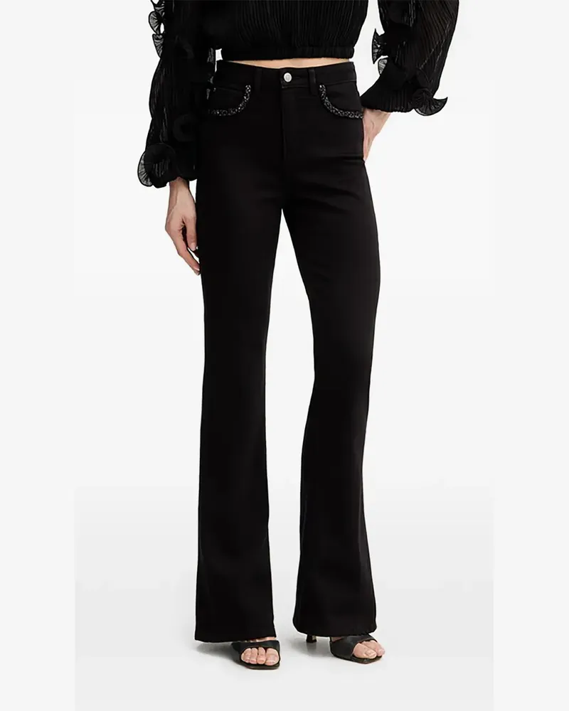 Guess Belle flared jeans - Schwarz Schwarz