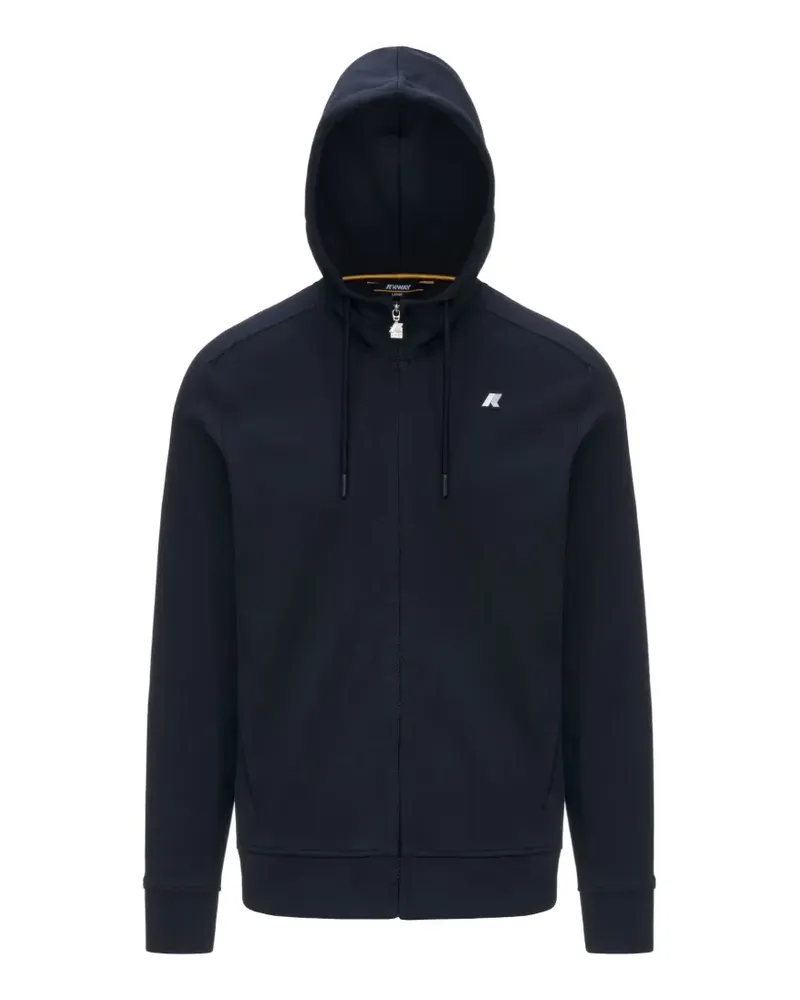 K-Way Anton Hoodie mit Logo-Detail - Blau Blau