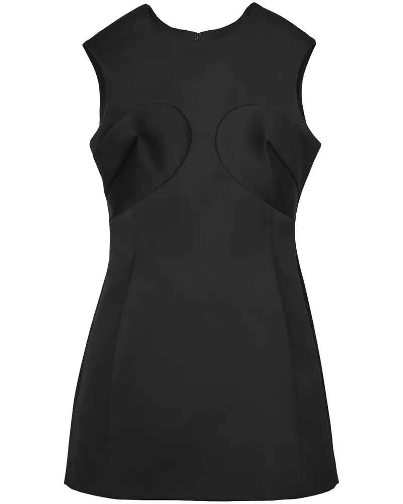 Marc Jacobs Midikleid aus Satin - Schwarz Schwarz