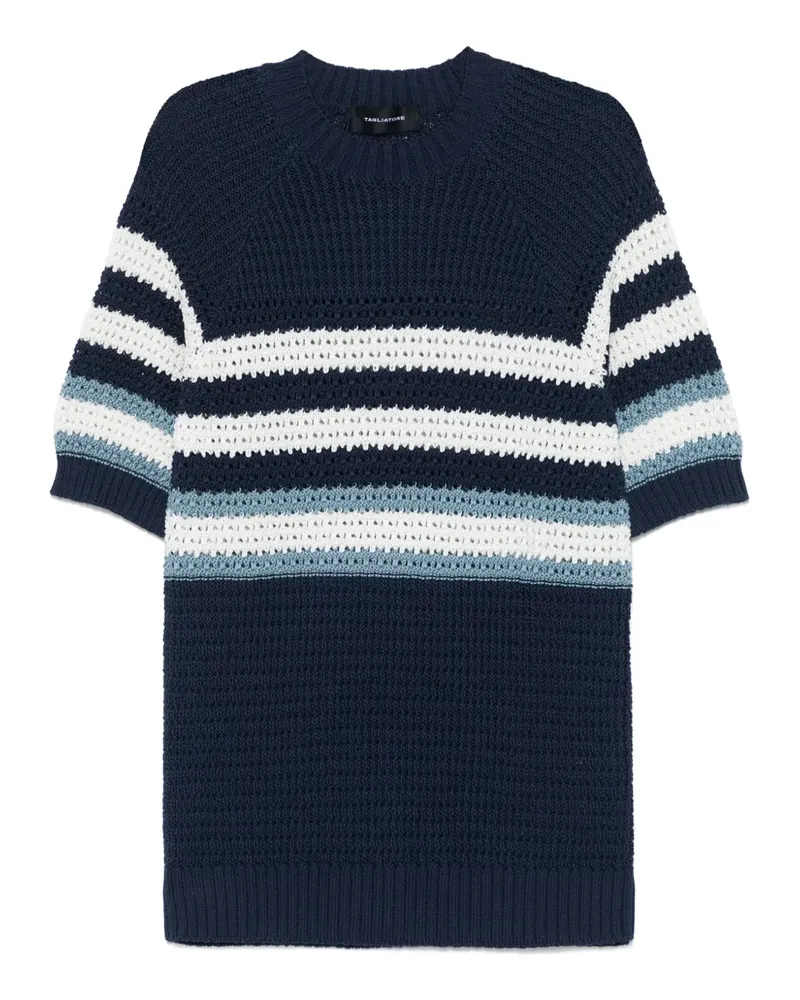 Tagliatore Titus T-Shirt - Blau Blau