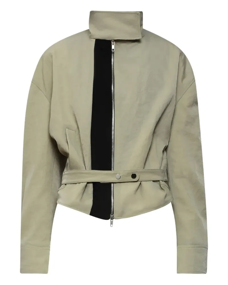 Christopher Esber Jacke mit Gürtel - Grün Grün