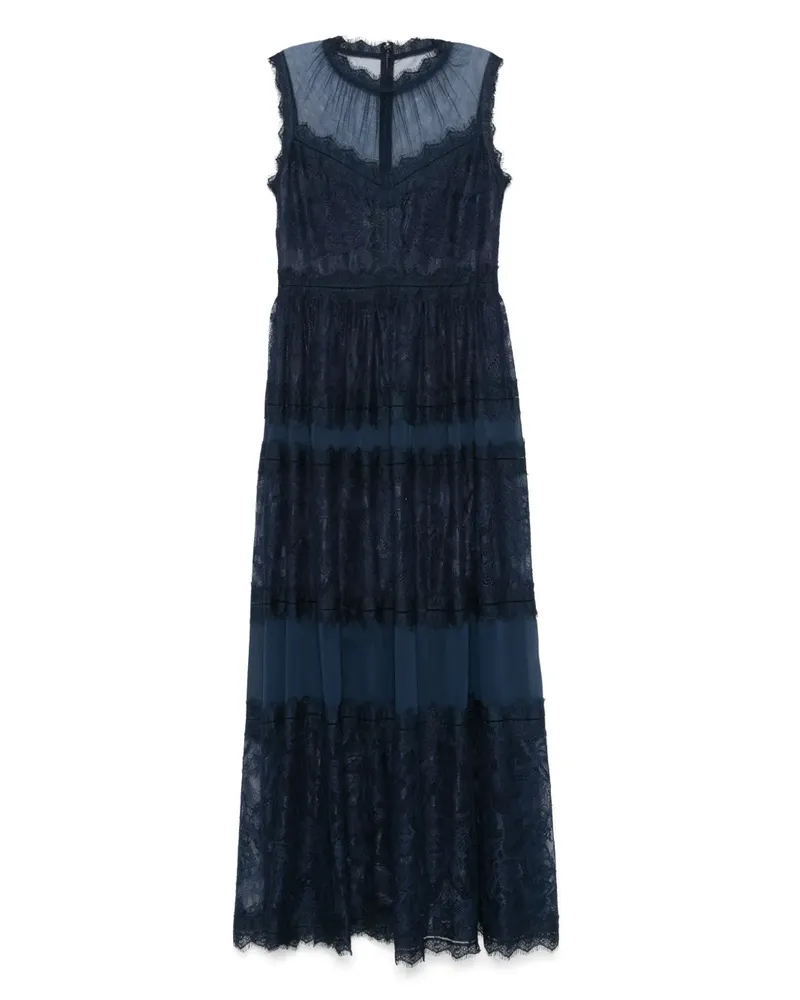 Ermanno Scervino Maxikleid aus Spitze - Blau Blau