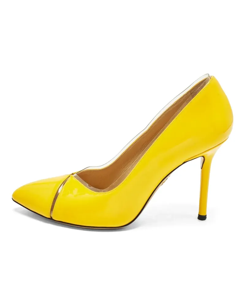 Charlotte Olympia Natalie PVC pumps - Gelb Gelb
