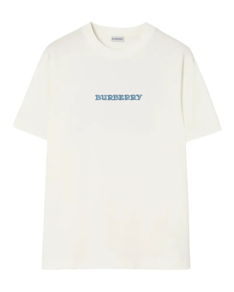 Burberry T-Shirt mit Heritage-Logo - Nude Nude