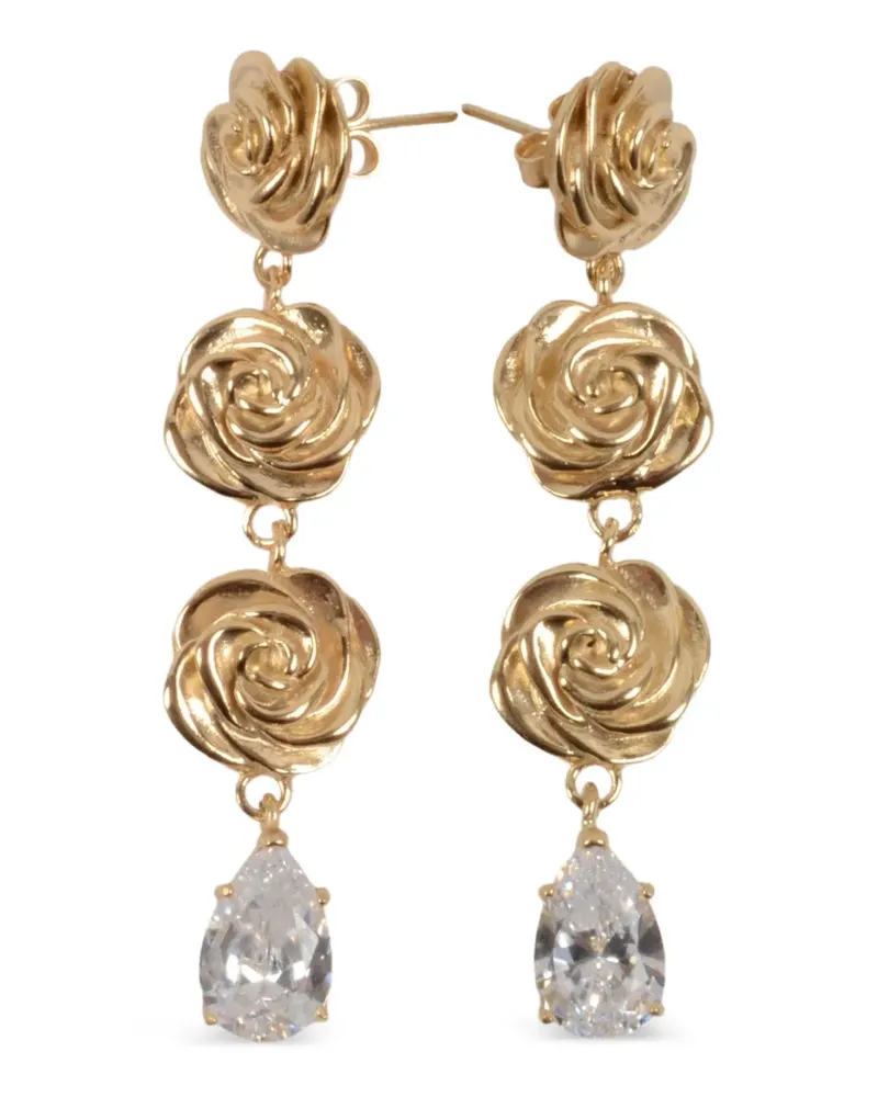 Magda Butrym crystal-embellished earrings - Gold Gold