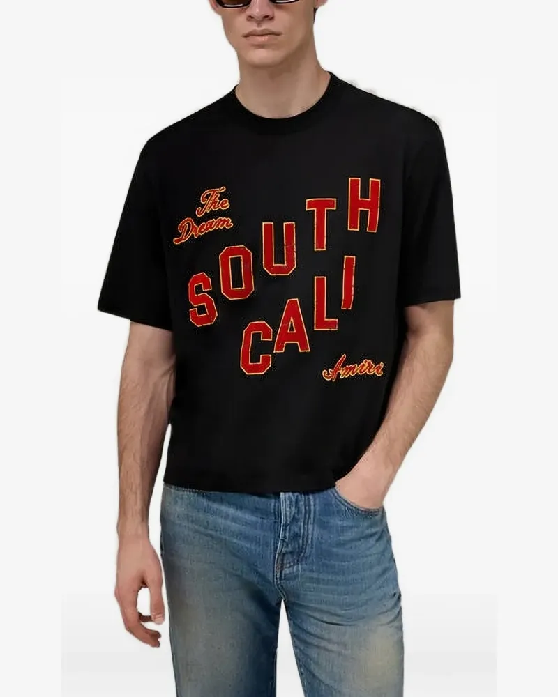 Amiri T-Shirt mit Logo-Print - Schwarz Schwarz