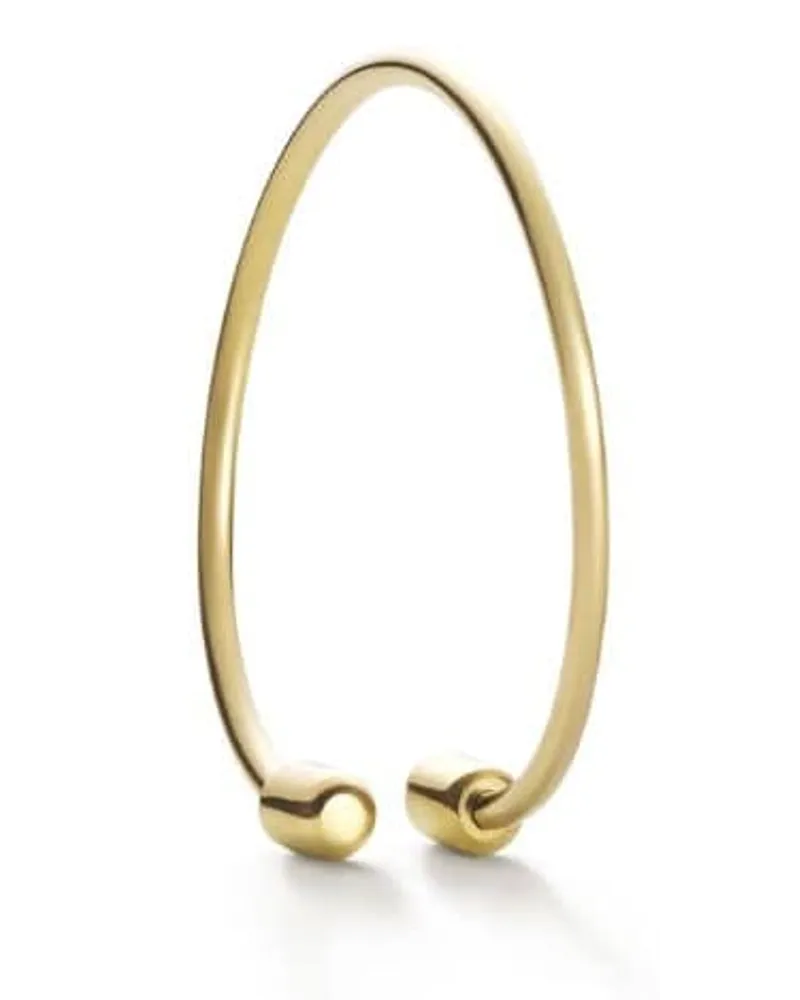 SHIHARA 18kt Twist Round 02 Gelbgoldcreole Gold