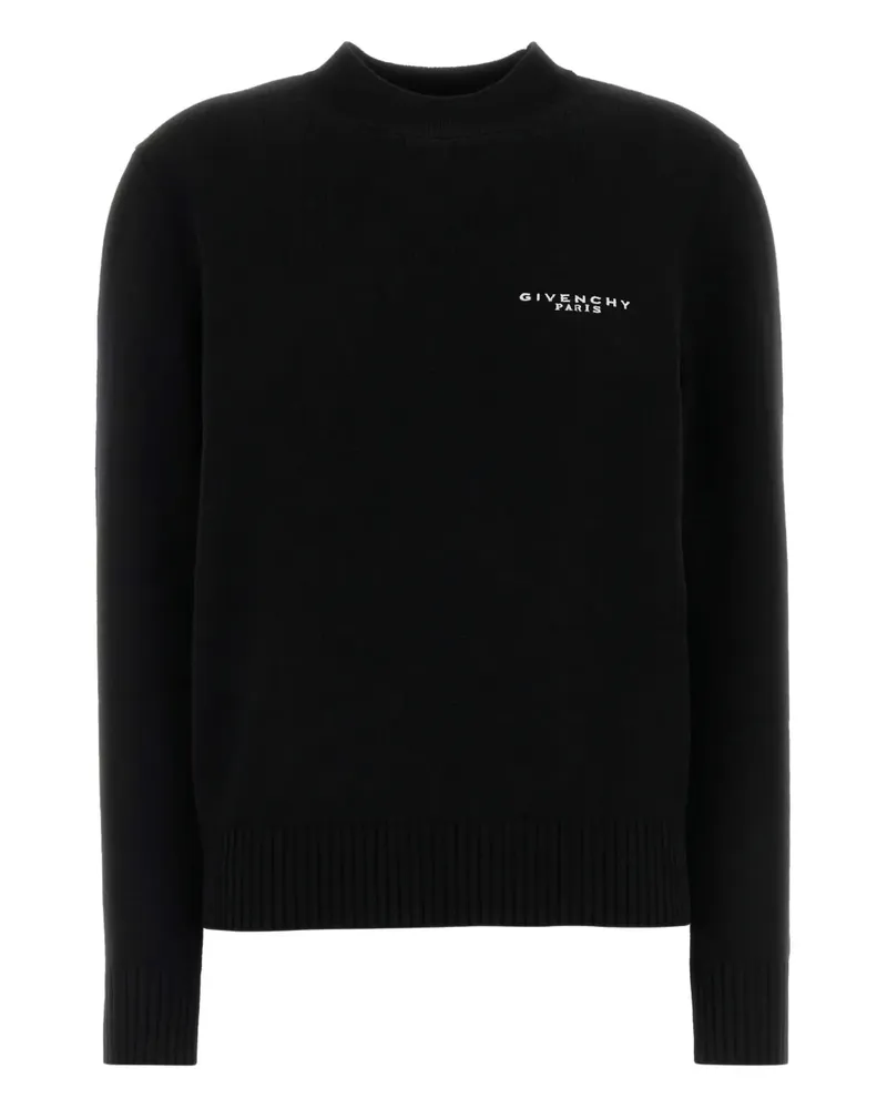 Givenchy logo-embroidered sweater - Schwarz Schwarz