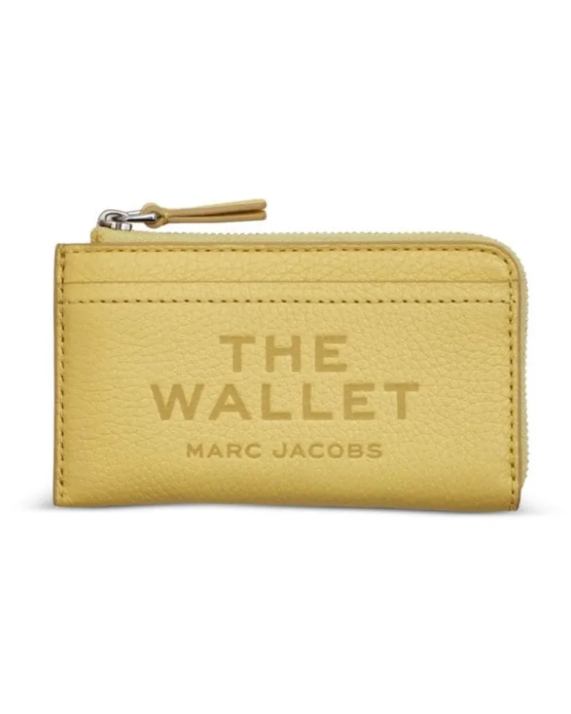 Marc Jacobs The Leather Portemonnaie mit Reißverschluss - Gelb Gelb