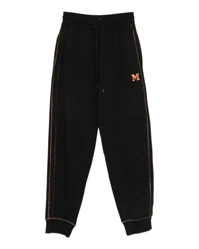 Missoni logo-patch side-stripe track pants - Schwarz Schwarz