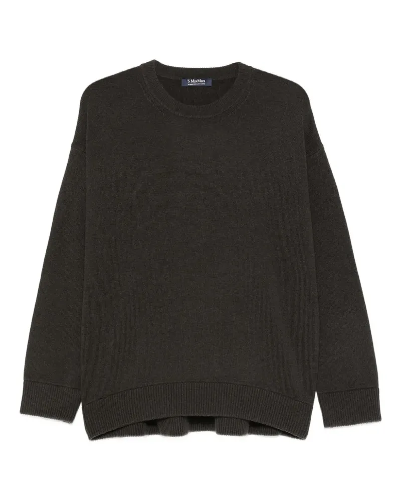 Max Mara Gerippter Pullover - Braun Braun