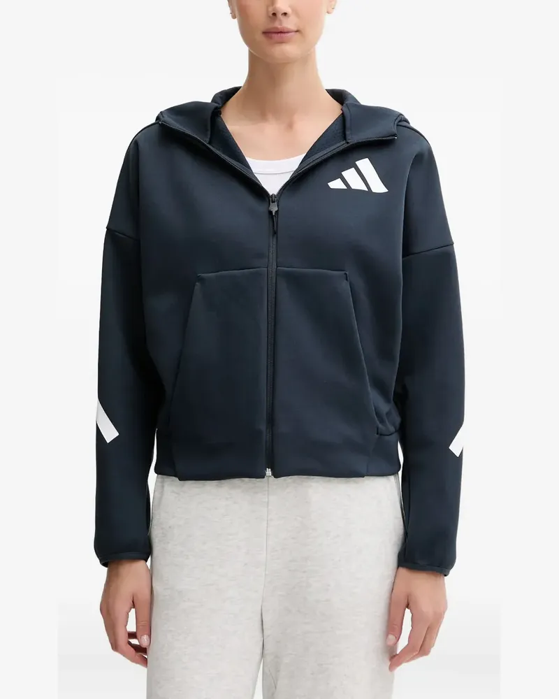 adidas Kapuzenjacke mit Logo - Blau Blau