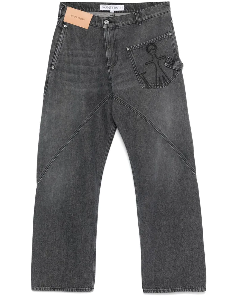 J.W.Anderson Twisted Workwear Jeans - Grau Grau