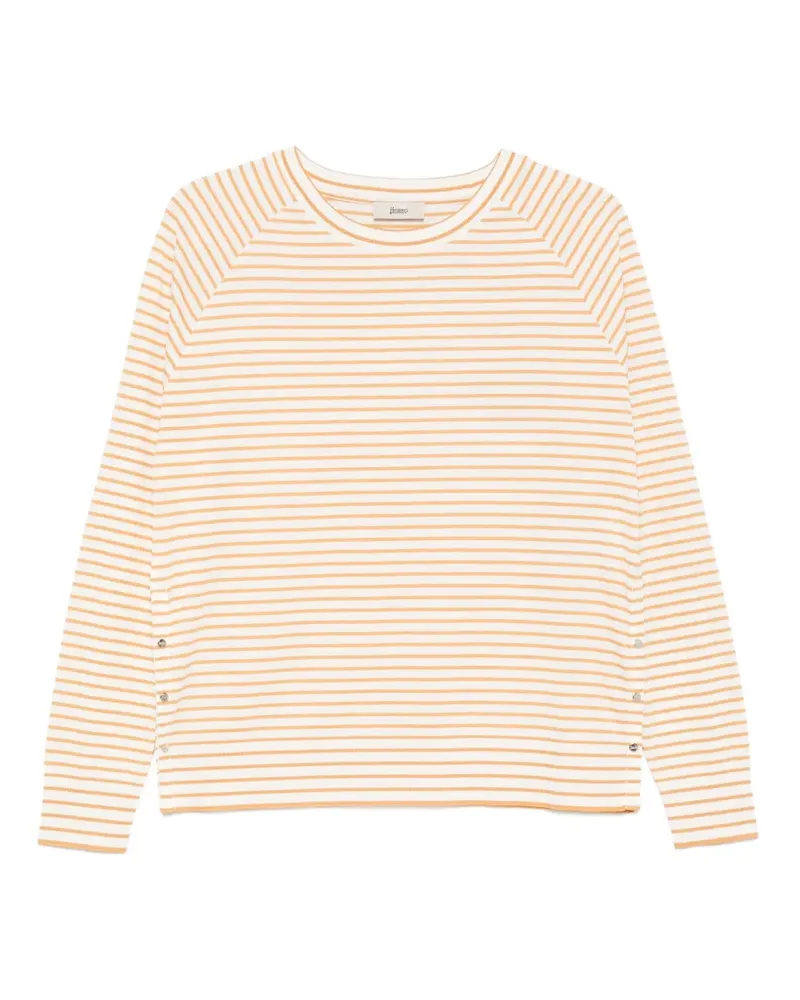 Herno striped T-shirt - Weiß Weiß
