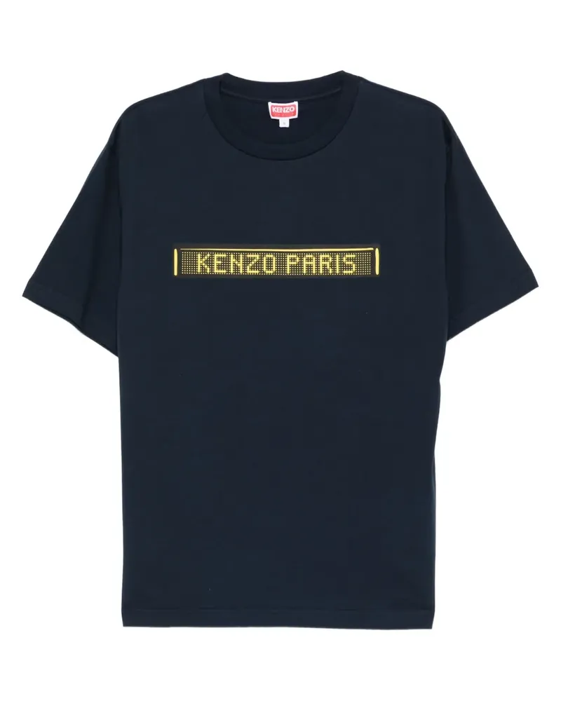 Kenzo T-Shirt mit Digital-Print - Blau Blau