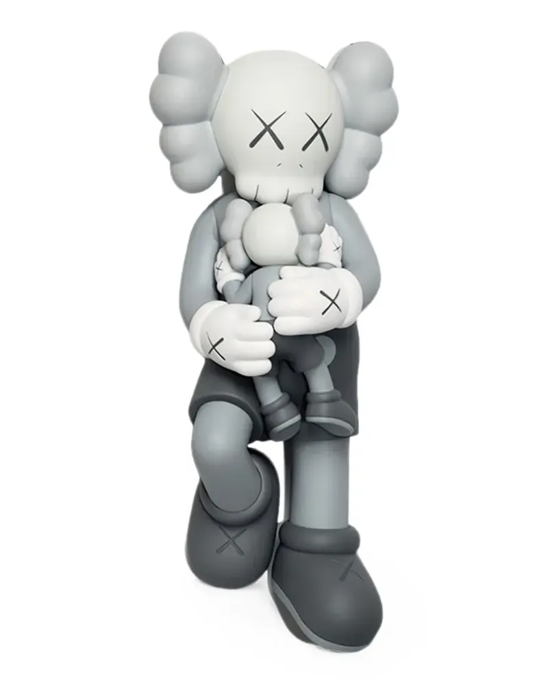 KAWS Holiday Singapore Figur aus Vinyl - Grau Grau
