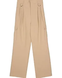 Semicouture Cargohose mit geradem Bein Nude