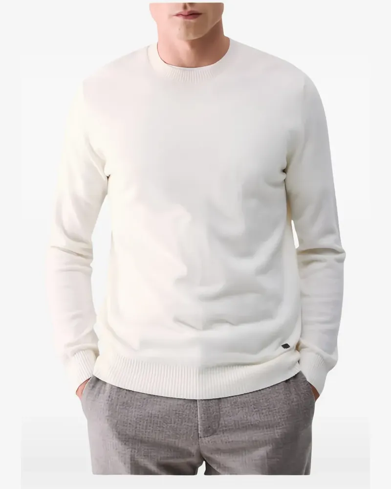 Liu Jo knit sweater in wool and cashmere - Weiß Weiß