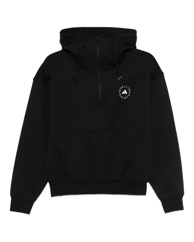 adidas Hoodie mit Reißverschluss - Schwarz Schwarz