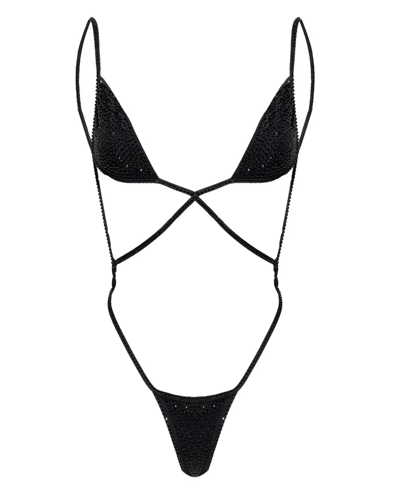 Dsquared2 Bondage Badeanzug - Schwarz Schwarz