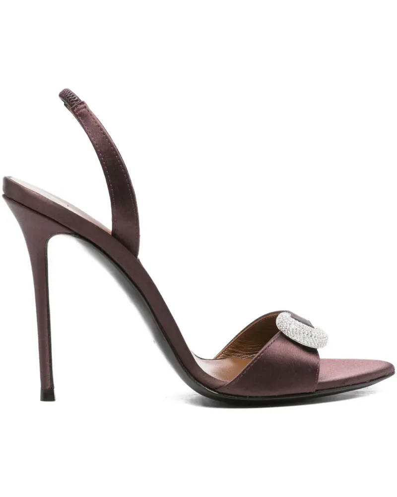 Giuseppe Zanotti Verzierte Slingback-Sandalen 100mm - Braun Braun