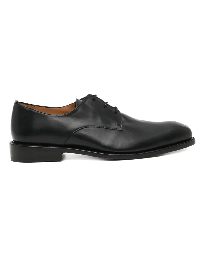 Our Legacy leather derby shoes - Schwarz Schwarz