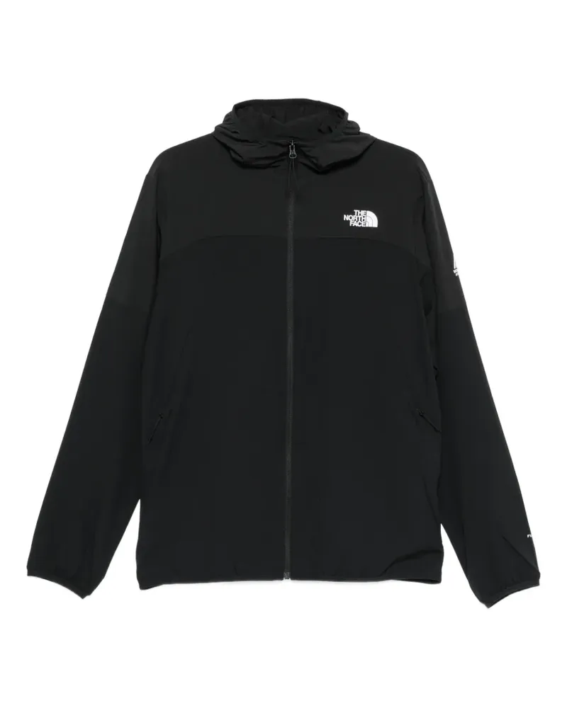 The North Face logo-print hooded jacket - Schwarz Schwarz