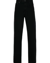 AGOLDE Halbhohe Curtis Straight-Leg-Jeans Schwarz