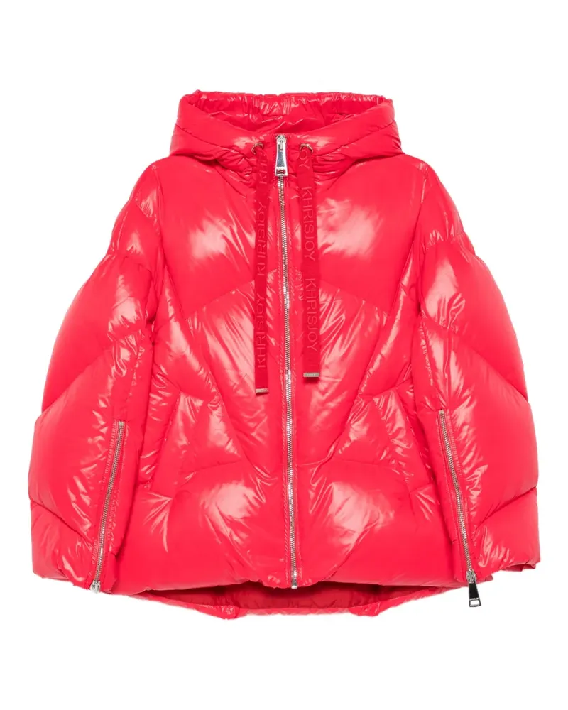 KHRISJOY hooded quilted jacket - Rot Rot