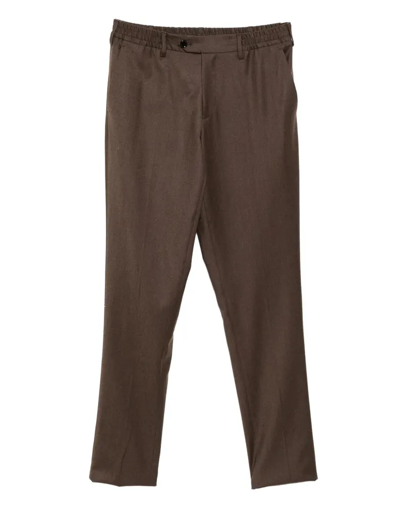 LARDINI Hose mit Tapered-Bein - Braun Braun