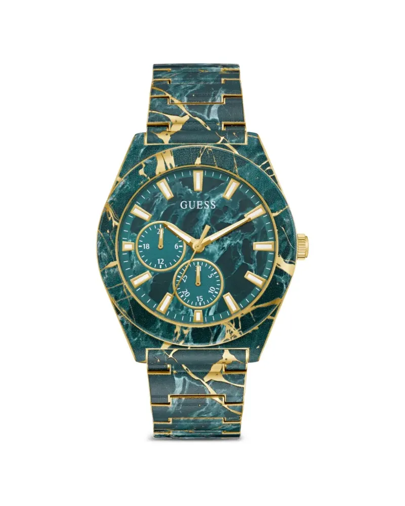 Guess Marmormuster 42mm - Grün Grün