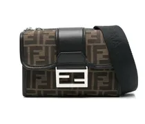 Double Baguette Umhängetasche - Braun