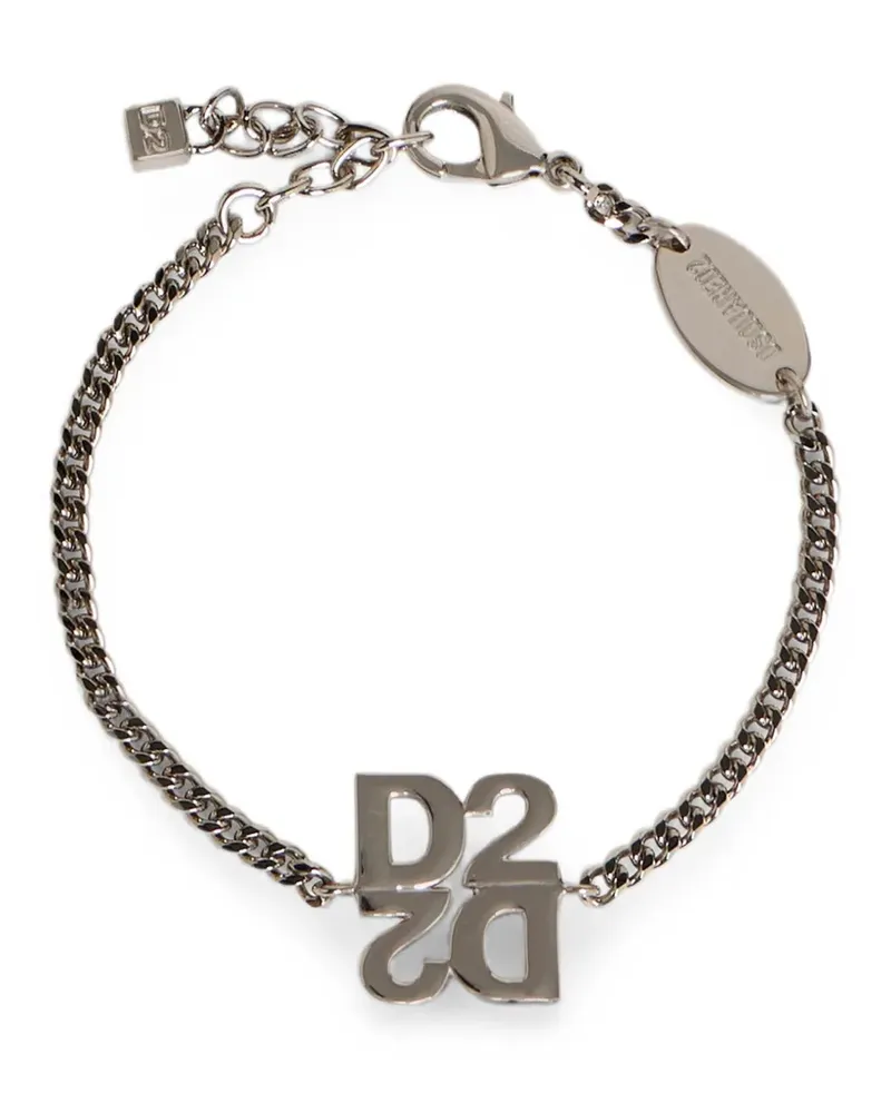 Dsquared2 D2 Upside-Down Armband - Silber Silber