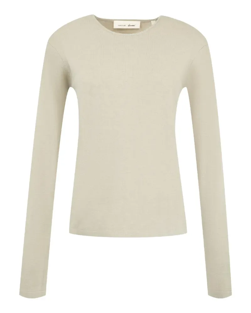Fear of God soft knit slim longsleeve T-shirt - Nude Nude