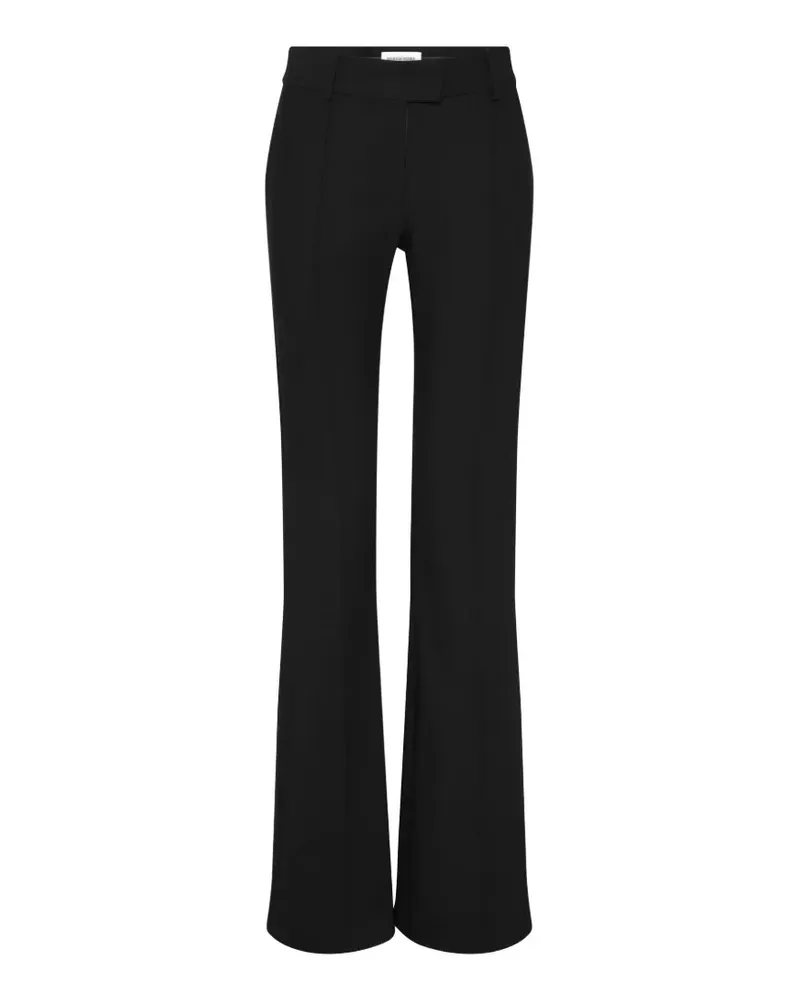Marine Serre tailored wool flare pants - Schwarz Schwarz