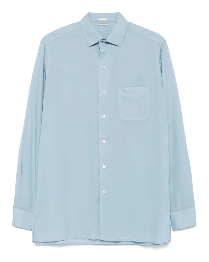 Massimo Alba Bowles Hemd - Blau Blau