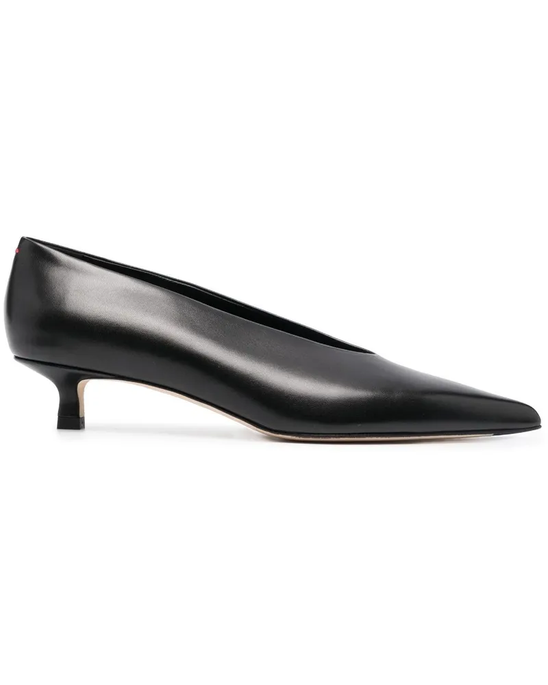 aeyde Clara Pumps 45mm - Schwarz Schwarz
