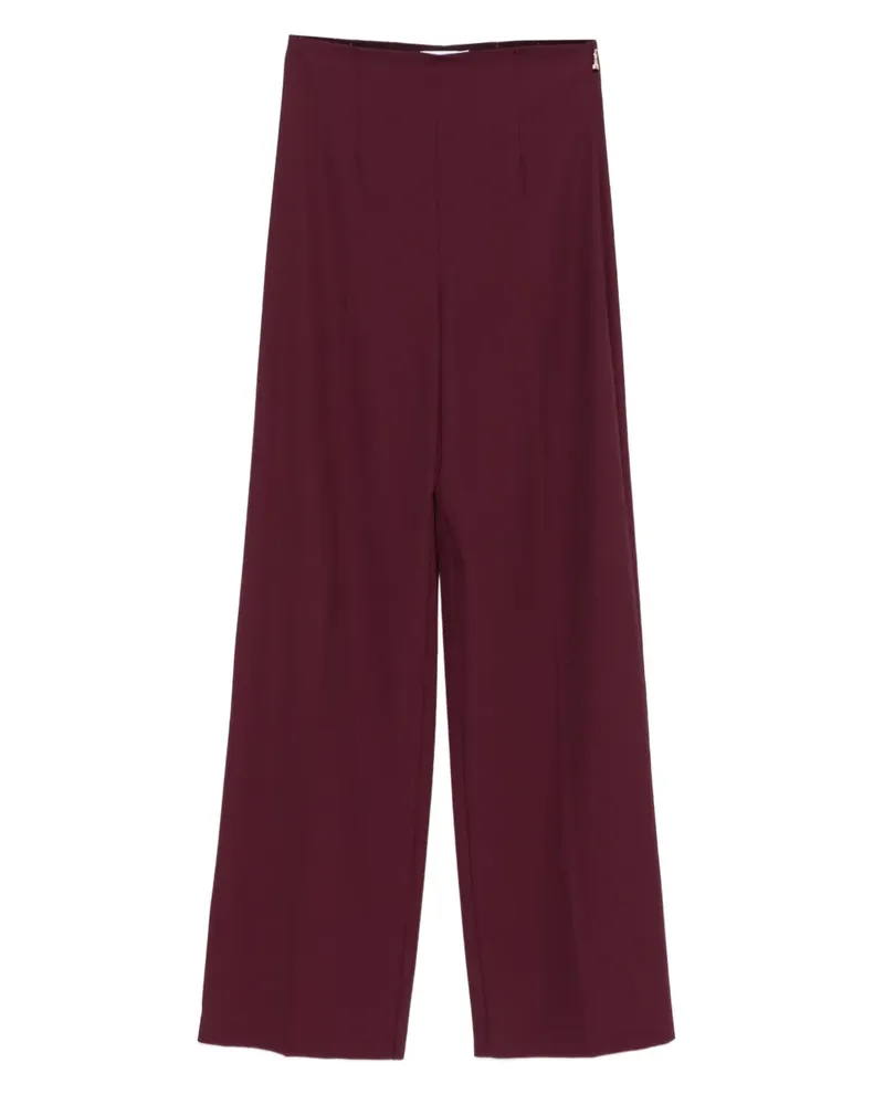 Patrizia Pepe high-waisted wide-leg trousers - Violett Violett