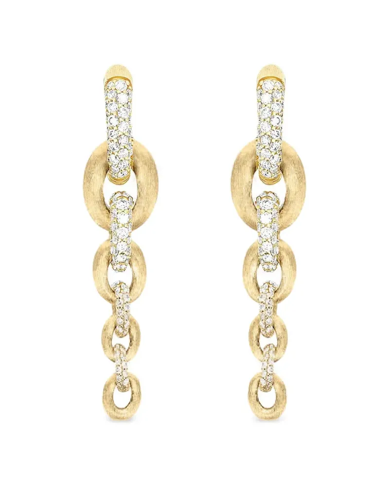 NANIS Libera Aura Hängeohrringe mit Diamanten - Gold Gold