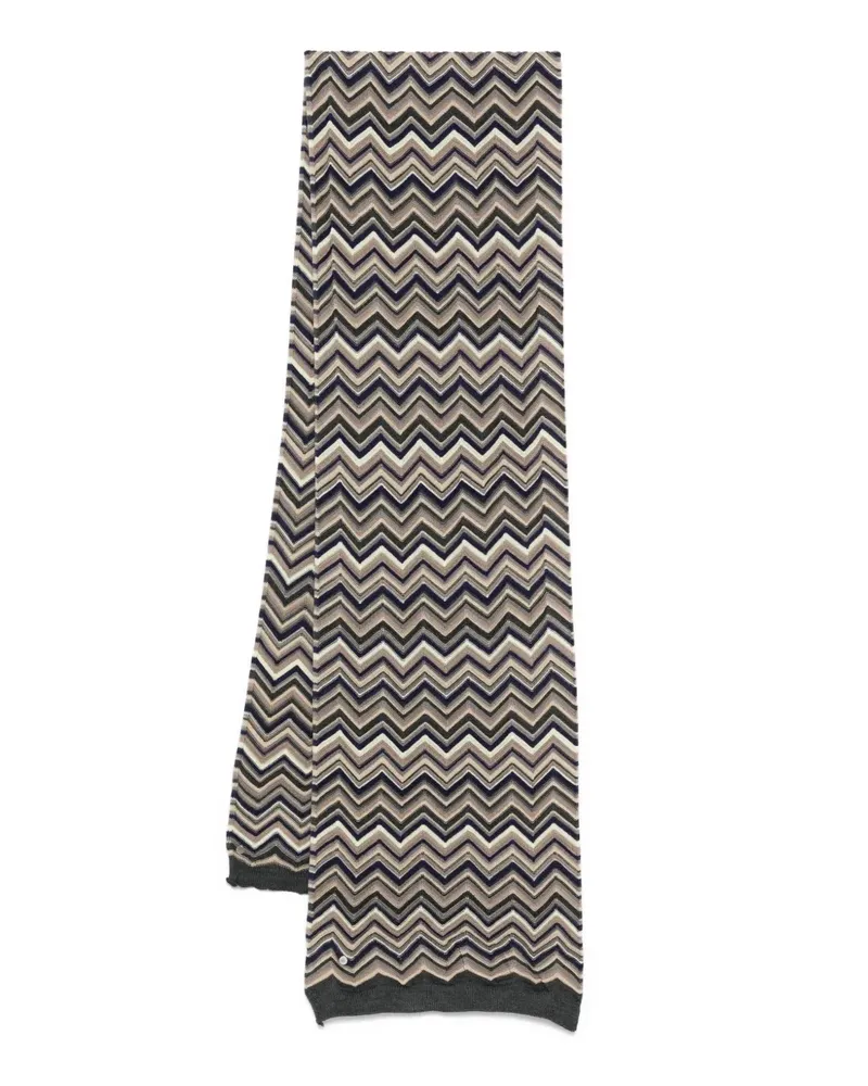 Missoni chevron-pattern scarf - Schwarz Schwarz