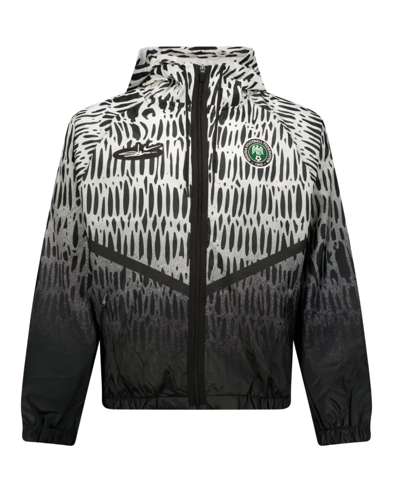Nike x Nigeria x Slawn Football Anthem hooded jacket - Weiß Weiß