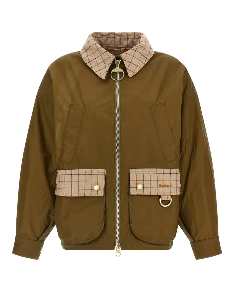 Barbour Launton check-print jacket - Grün Grün